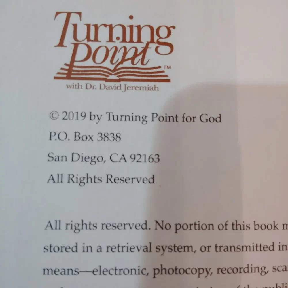 Answers to Questions About Living in the Last Days - David Jeremiah 2019 HC